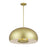Livex Domma 4Lt Pendant, Soft Gold/Soft Gold Steel/Shiny White