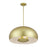 Livex Domma 4Lt Pendant, Soft Gold/Soft Gold Steel/Shiny White