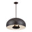 Livex Domma 4Lt Pendant, Bronze/Bronze Steel/Shiny White