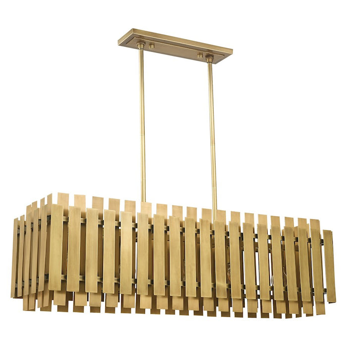 Livex Lighting Greenwich 5 Light Linear Chandelier