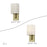 Livex Monroe 1Lt ADA Sconce, Brass/Oatmeal/White
