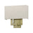 Livex Monroe 2Lt ADA Sconce, Brass/Oatmeal/White