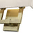 Livex Monroe 2Lt ADA Sconce, Brass/Oatmeal/White