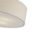 Livex Monroe 3Lt 15" Dia Semi-Flush, Brass/Oatmeal/White
