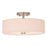 Livex Meridian Ceiling Mount, Oatmeal Color Hardback