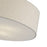 Livex Monroe 5Lt 9" Semi-Flush, Brass/Oatmeal/White