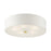 Livex Meridian 5 Light Semi Flush Mount, Satin Brass