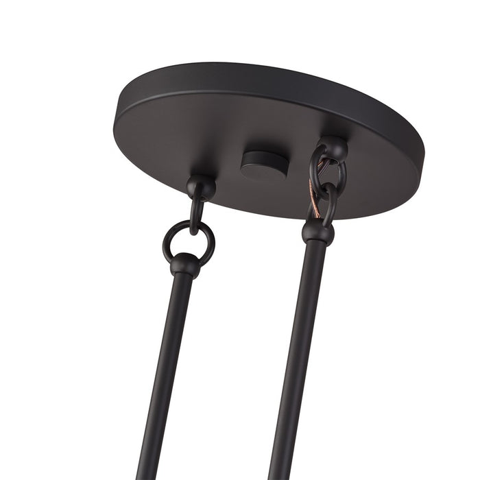 Livex Bellingham 2Lt Large Chandelier, Bronze/Parchment Hardback