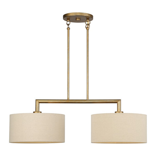 Livex Bellingham 2Lt Large Chandelier, Gold/Parchment Hardback - 52262-48