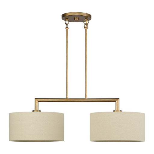 Livex Bellingham 2Lt Large Chandelier, Gold/Parchment Hardback