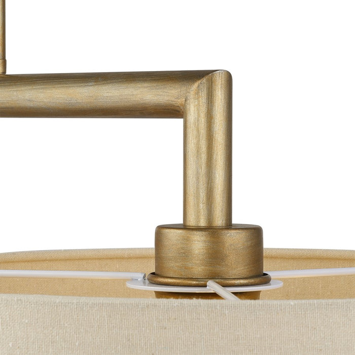 Livex Bellingham 2Lt Large Chandelier, Gold/Parchment Hardback