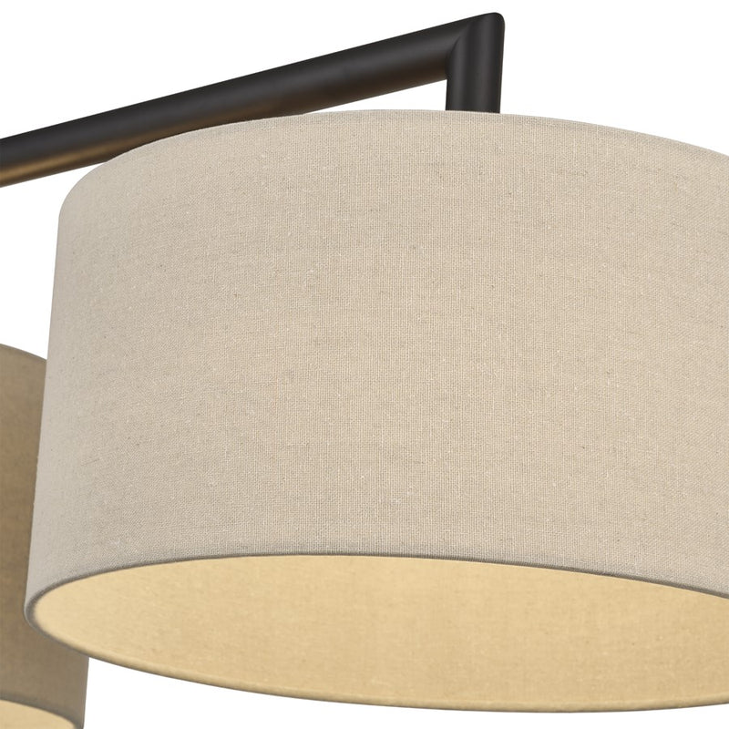 Livex Bellingham 3Lt 14" Chandelier, Bronze/Parchment Hardback