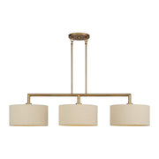 Livex Bellingham 3Lt Extra Large Chandelier, Gold/Parchment Hardback - 52263-48