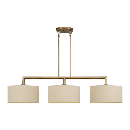Livex Bellingham 3Lt Extra Large Chandelier, Gold/Parchment Hardback - 52263-48