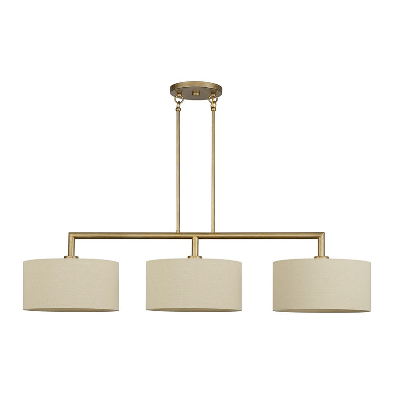 Livex Bellingham 3Lt Extra Large Chandelier, Gold/Parchment Hardback