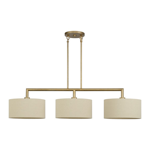 Livex Bellingham 3Lt Extra Large Chandelier, Gold/Parchment Hardback