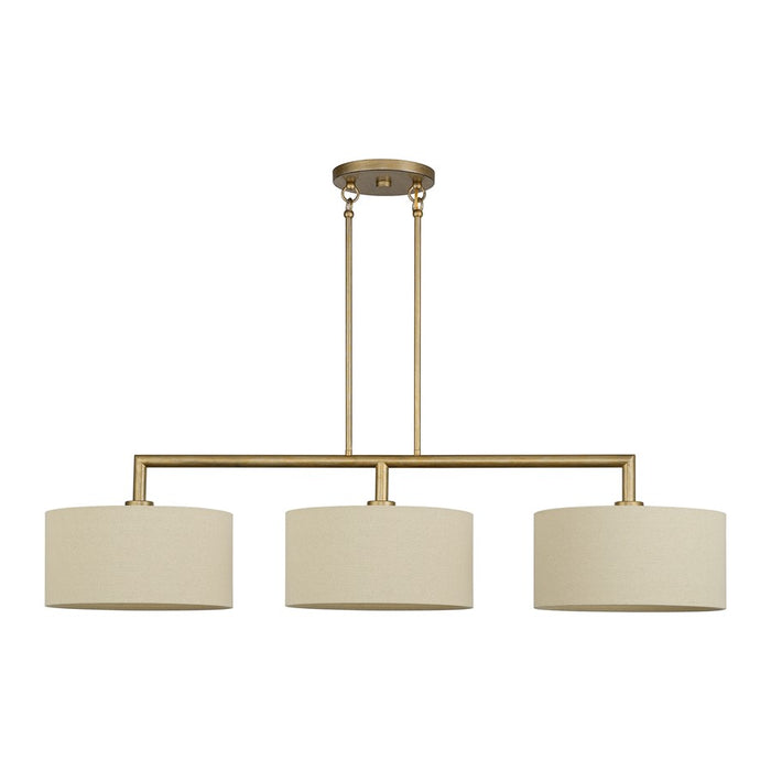 Livex Bellingham 3Lt Extra Large Chandelier, Gold/Parchment Hardback