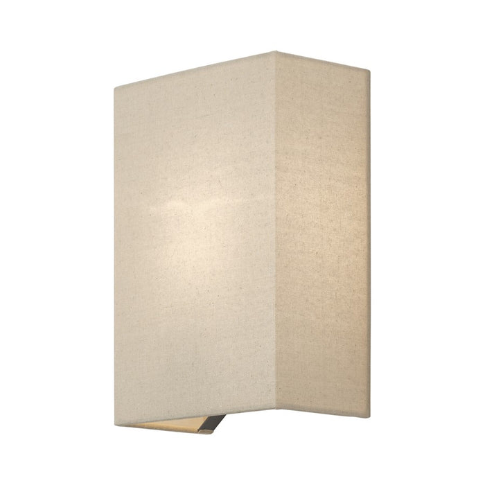Livex Summit 1Lt ADA Sconce, Bronze/Parchment Hardback/White