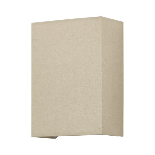 Livex Summit 1Lt ADA Sconce, Gold/Parchment Hardback/White