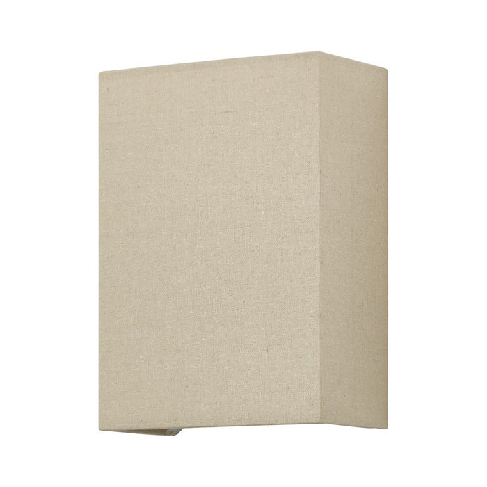 Livex Summit 1Lt ADA Sconce, Gold/Parchment Hardback/White