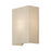 Livex Summit 1Lt ADA Sconce, Gold/Parchment Hardback/White