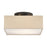 Livex Summit 4Lt Large Semi-Flush, Bronze/Parchment Hardback/White - 52273-07