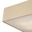 Livex Summit 4Lt Large Semi-Flush, Gold/Parchment Hardback/White