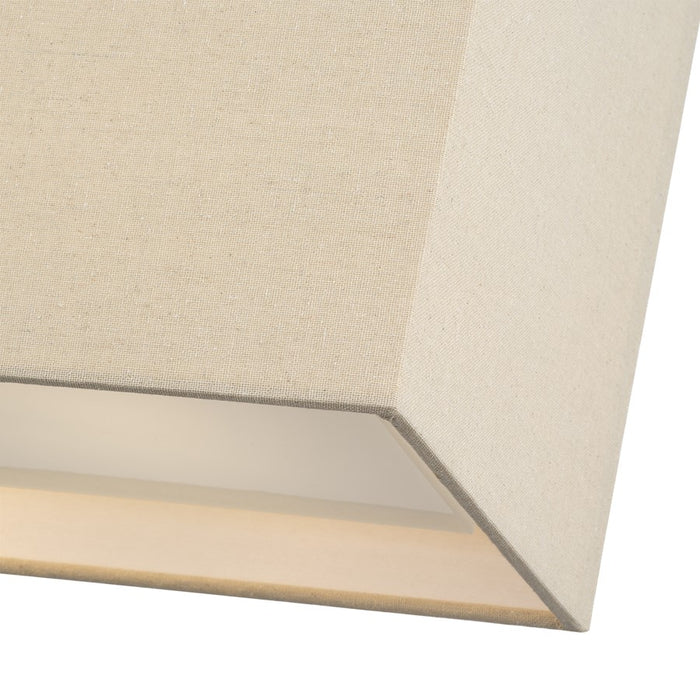 Livex Summit 4Lt Large Chandelier, Bronze/Parchment Hardback/White