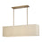 Livex Summit 4Lt Large Chandelier, Gold/Parchment Hardback/White