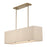 Livex Summit 4Lt Large Chandelier, Gold/Parchment Hardback/White