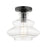 Livex Everett 1 Light Semi-Flush Mount