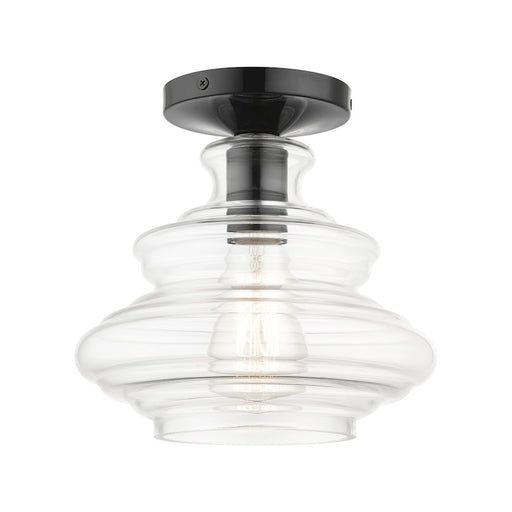 Livex Everett 1 Light Semi-Flush Mount