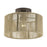 Livex Acordia 1Lt Medium Semi-Flush, Bronze/Gold Polyester