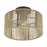 Livex Acordia 1Lt Medium Semi-Flush, Bronze/Gold Polyester