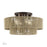 Livex Acordia 4Lt Extra Large Semi-Flush, Bronze/Gold Polyester - 53145-92