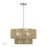 Livex Acordia 4Lt Pendant Chandelier, Painted Nickel/Gold Polyester - 53154-81