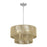 Livex Acordia 4Lt Pendant Chandelier, Painted Nickel/Gold Polyester