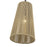 Livex Florell 1Lt 8" Dia Pendant, Bronze/Venetian Gold Polyester Rope