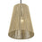 Livex Florell 1Lt 12" Dia Pendant, Bronze/Venetian Gold Polyester