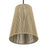 Livex Florell 1Lt 12" Dia Pendant, Bronze/Venetian Gold Polyester