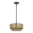 Livex Florell 1Lt 13" Dia Pendant, Bronze/Venetian Gold Polyester