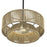 Livex Florell 1Lt 13" Dia Pendant, Bronze/Venetian Gold Polyester
