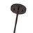 Livex Florell 1Lt 13" Dia Pendant, Bronze/Venetian Gold Polyester