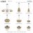 Livex Florell 1Lt 13" Dia Pendant, Bronze/Venetian Gold Polyester
