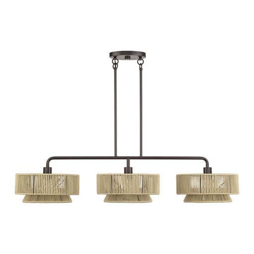 Livex Florell 3Lt Extra Large Chandelier, Bronze/Gold Polyester