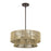Livex Florell 4Lt Pendant Chandelier, Bronze/Venetian Gold Polyester