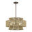 Livex Florell 5Lt Pendant Chandelier, Bronze/Venetian Gold Polyester