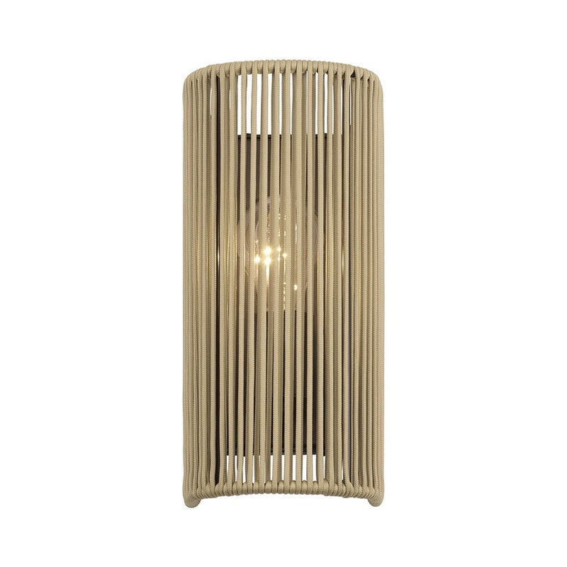 Livex Acordia 1Lt ADA 5" Sconce, Bronze/Venetian Gold Polyester Rope