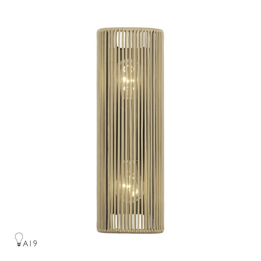 Livex Acordia 2Lt ADA Sconce, Bronze/Venetian Gold Polyester Rope - 53171-92