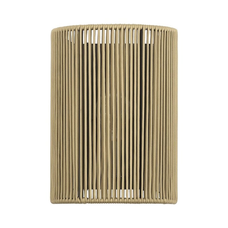 Livex Acordia 1Lt ADA 8" Sconce, Bronze/Venetian Gold Polyester Rope